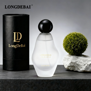 Nuevo Envase de Perfume de Vidrio con Forma Irregular Personalizada, 50ml 100ml, Negro Mate, Botella de Perfume Vacía con Atomizador y Caja - Product Image 4