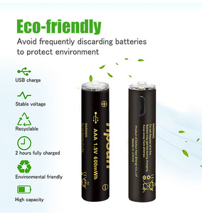 Üçlü a 1.5v liion usb pilas şarj edilebilir aa aaa pil - Product Image 3