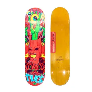 Groothandel Professionele Skateboard Custom Medium Diep Concave Skate Board Voor Skateboarden