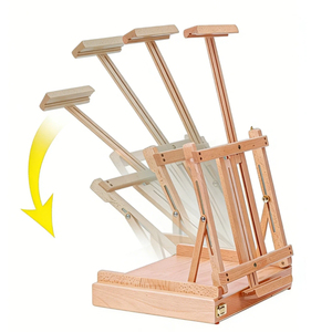 Chevalet en bois de qualité Huixishi <span class=keywords><strong>Studio</strong></span>, portable et réglable pour <span class=keywords><strong>artistes</strong></span> - Product Image 1