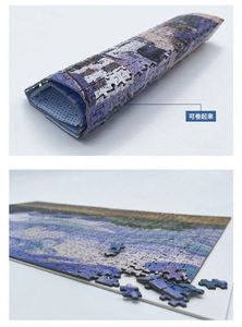 Jeu familial, puzzle en papier de 1000 pièces, peinture à l'huile, Nuit étoilée de Van Gogh, pour adultes - Product Image 5