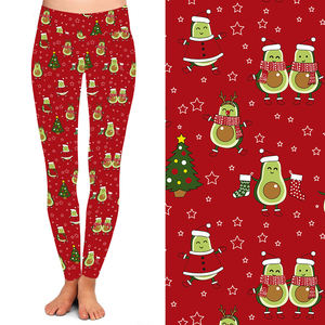 הגעה חדשה סקסי נשים מכנסיים גבוה מותן עבודה מתוך גבירותיי נשים חג המולד קואלה כלב הדפסת חותלות - Product Image 6