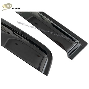 Tiêm cửa sổ visor cho ford ranger t9 2022 + new pickup tự động vent visor thời tiết lá chắn làm lệch hướng gió breaker mưa bảo vệ - Product Image 5