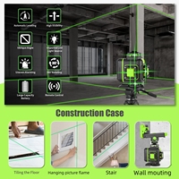 5V professionnel 4D 16 lignes compteur de niveau Laser outil d'étalonnage Laser de qualité industrielle outil de mesure intérieur