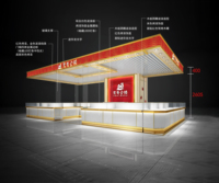 Vitrine à bijoux en verre de qualité supérieure avec éclairage LED, mobilier de luxe pour boutique