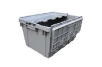 Boîte d'emballage en plastique pour viande avec couvercle intégré JOIN Nest, conteneurs de déménagement en plastique, boîtes de stockage logistique