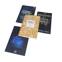 Gratis sampel kustom desain buku Softcover perusahaan cetak sempurna terikat A3 ukuran A4 Matte laminasi layanan pencetakan buku