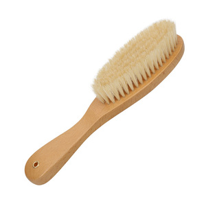Solid Wood Clothes <b>Dusting</b> <b>Brush</b> Long Handle For Wool Coat Bed Sheet Hat Cleaning Durable Household Use - Product Image 4