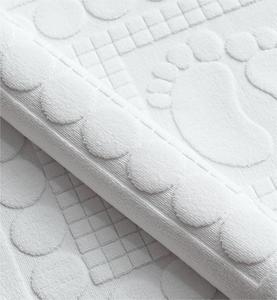 Tapis de <span class=keywords><strong>sol</strong></span> 100 % coton pour hôtel 5 étoiles - Tapis épais antidérapant super absorbant pour salle de bain, toilettes et entrée de salle de lavage - Product Image 6
