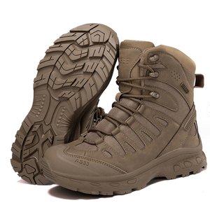 DFB926 AS33 Brown Tactical <b>Hiking</b> <b>Boots</b> Waterproof Outdoor Leather Men's Desert <b>Boots</b> All Seasons - Product Image 6