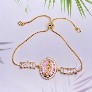 Cadena <span class=keywords><strong>De</strong></span> Tenis <span class=keywords><strong>Virgen</strong></span> <span class=keywords><strong>De</strong></span> <span class=keywords><strong>Guadalupe</strong></span> Religiosa Hecha A Mano Con Cuentas <span class=keywords><strong>De</strong></span> Zirconia Perla Católica <span class=keywords><strong>Virgen</strong></span> María Pulseras Para Aniversarios - Product Image 6