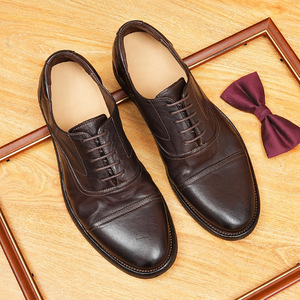 Chaussures de mariage italiennes classiques pour hommes, chaussures de ville formelles pour conférences - chaussures de soirée de haute qualité pour les fêtes - Product Image 6