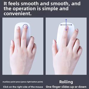 BT Ultra Slim Portable Wireless Magic Mouse Arc Touch Sensitive <span class=keywords><strong>Mini</strong></span> Style para Apple <span class=keywords><strong>Mac</strong></span> Laptop Android Windows Optical Stock - Product Image 3