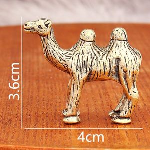 Figura de Camello de Latón Vintage Hecha a Mano - Decoración Única de Metal con Forma de Animal para el Hogar y Eventos - Product Image 4