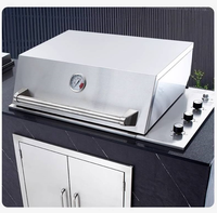 Barbecue au gaz LP en acier inoxydable à 3 brûleurs résistant aux intempéries pour une utilisation en extérieur