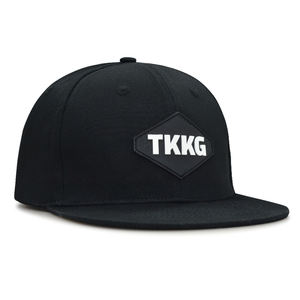 Gorra Snapback Personalizada con Logotipo de PVC, Gorras Snapback de Algodón, Gorras de Visera Plana Personalizadas - Product Image 3