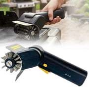 Brosse de nettoyage électrique sans fil pour barbecue, poils en acier inoxydable, brosse rechargeable avec chargement USB pour grils et poêles