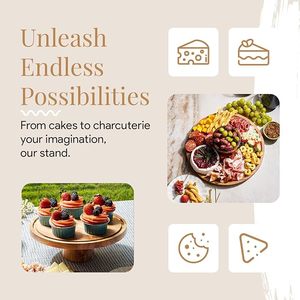 <span class=keywords><strong>Alzata</strong></span> <span class=keywords><strong>per</strong></span> Torta <span class=keywords><strong>in</strong></span> <span class=keywords><strong>Legno</strong></span> di Acacia di Grande Successo con Coperchio <span class=keywords><strong>per</strong></span> Formaggi Patatine Salse Nachos Piatto di Frutta e Vassoio da Portata - Product Image 5