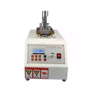 เครื่องทดสอบหนัง ISO 105 11640 ASTM D2054 อุปกรณ์ทดสอบการขัดถูหนัง เครื่องวัดความคงทนของสีต่อการขัดถู IULTCS Crockmeter - Product Image 6
