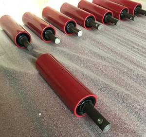 89 мм Диаметр Подгонянный мужской резьбовой боковой направляющий конвейер стальной направляющий ролик с буровым валом - Product Image 6