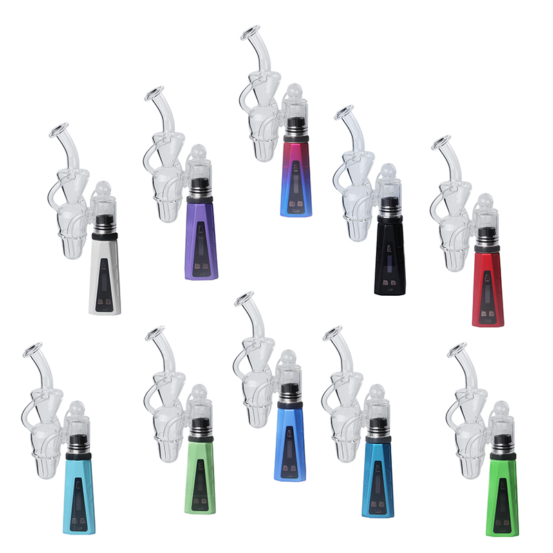 2021 G9 Epro полный темп 10 видов цветов Dab Rig Стартовые наборы стеклянной трубки концентрат распылитель портативный Enail