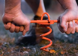 Piquet ancre en spirale <span class=keywords><strong>pour</strong></span> chien, fixation de tente, accessoire de protection - Product Image 6