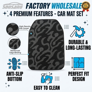 Alfombrillas de terciopelo SONSANG para coche, alfombras interiores personalizadas 3D, revestimiento para bandeja de pies para coches con volante a la derecha (RHD) y a la izquierda (LHD) - Product Image 3