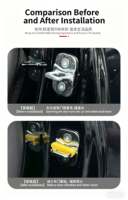 Coussinets silencieux en silicone de qualité supérieure pour serrures de portières de voiture, amortisseurs anti-choc, ajustement universel pour voitures, SUV et camions