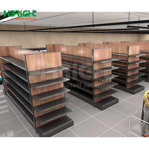 Estantería Moderna de Madera y Metal para Supermercado, con Estantes Ajustables, para Supermercados y Tiendas Minoristas - Product Image 4