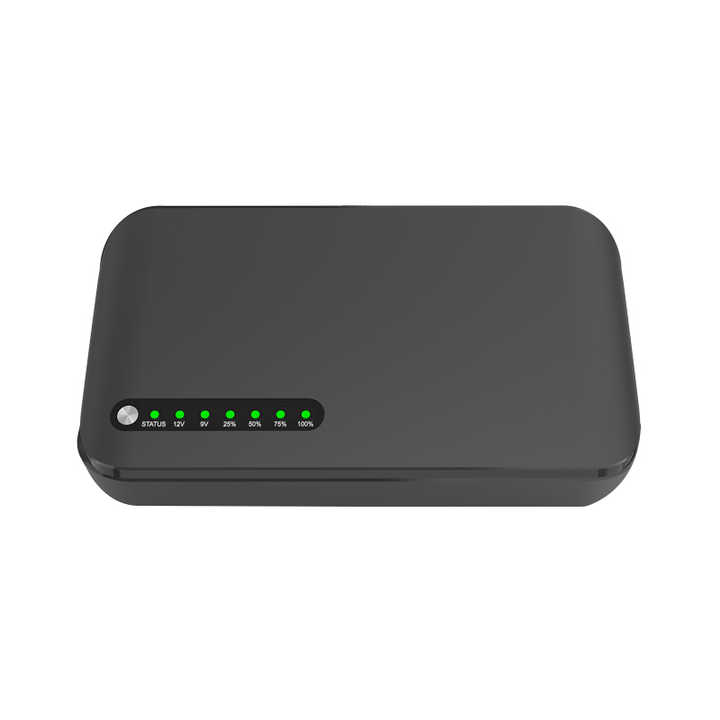 Mini UPS Powerbank AFTERTECH – Lot De Batteries Lithium LiFePO4 12V 6500mAh (80Wh) Avec Sortie 9V + USB