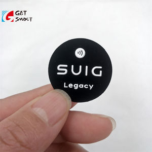 Étiquette NFC en tissu pour vêtements avec logo personnalisé GSC 13,56 MHz, étiquette NFC pour le linge à repasser - Product Image 2