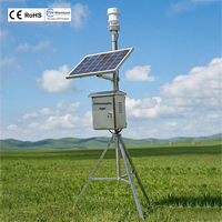 Sensor Profesional de Monitoreo de Suelo y Aire RS485 con Certificación CE RoHS, Material ASA, Anticorrosión, para Energía Solar y Eólica