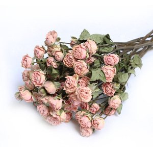 Commercio all'ingrosso più testa a secco di Rose naturali su misura <span class=keywords><strong>Mini</strong></span> mazzo di Rose secche naturali con gambo - Product Image 5