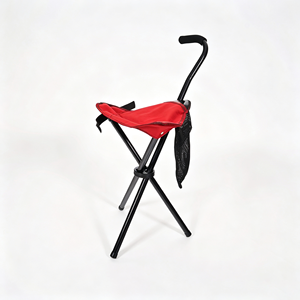 Lightweight Foldable Camping <b>Stool</b> with Armrest, <b>Collapsible</b> Outdoor Tripod Chair for Fishing Hiking Picnic - Product Image 2