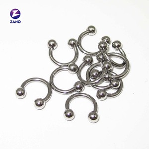 Herradura Circular Septum Nariz Anillo Acero inoxidable Pezón Aros Nariz Septum Ceja Oreja Piercing Joyería para el cuerpo - Product Image 3
