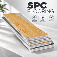 Hochwertiger SPC-Bodenbelag 8mm Luxus-Vinylplanken-Bodenbelag LVP Wasserdichter Vinylboden mit Starrem Kern