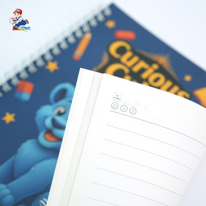 Cuaderno Creativo de Dibujos Animados para Elecciones con <span class=keywords><strong>Personajes</strong></span> Divertidos, Expresiones Humorísticas, Personalizable, Tapa Dura, Encuadernación en Espiral - Product Image 4