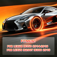 Ensemble de phares LED complets pour Lexus IS250 IS350 IS300 2013-2016, mise à niveau 3 lentilles, style 2021, DRL, clignotants séquentiels, phare avant