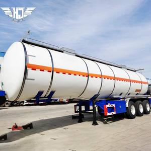 Características de seguridad avanzadas El más nuevo remolque de transporte de gasolina diésel de gran volumen Semirremolque de tanque de combustible de acero - Product Image 5