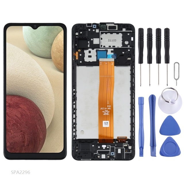 New Arrival Original LCD Screen and Digitizer Full Assembly With Frame for Samsung Galaxy A12 SM-A125F
