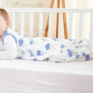 Organic Cotton Baby Sleep Sack 0.25 <strong>TOG</strong> 2-Way Zipper Blankets Custom Baby Sleeping Bags Sleeveless Baby Sleep Bag Infant Clothes - Product Image 2