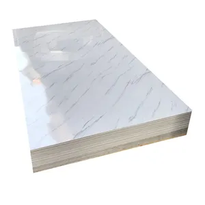 Odm Decoratie Muur Alternatief Paneel Uv Marmer Look Sheet Pvc Board Plastic Steen Composiet Muur Versieren