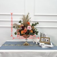 Centro de Mesa Decorativo de Flores Artificiales de Seda para Bodas, Día de la Madre y Eventos, Personalizado al por Mayor