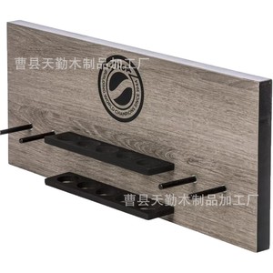 Wooden ping-pong paddle <b>storage</b> rack, school game room paddle <b>storage</b> rack, <b>wall</b>-mounted living room ping-pong paddle <b>storage</b> - Product Image 5