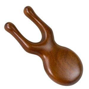 Golden Sandalwood Nose Scraper Frog Shape Guasha <b>Tool</b> Facial Meridian Massager Scalp <b>Massage</b> Wooden Craft 94x35x15mm - Product Image 5
