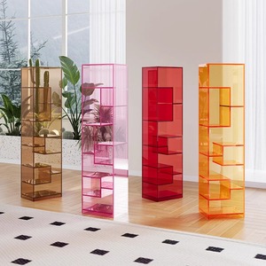 Customizable Modern Luxury Acrylic Floor-Standing <strong>Shelves</strong> Counter Shopping Mall Retail Store showcase Display Cabinet <strong>Design</strong> - Product Image 1
