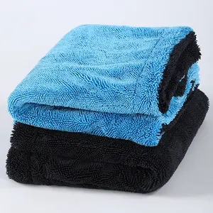Wholesale For No Scratching Super Absorbent Quick Drying Dust Remove High Density Microfiber Twisted Loop Car Drying Towel
