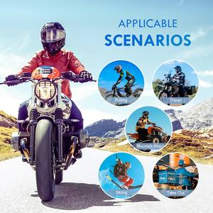 Auriculares para Motocicleta Y50, Nuevo Modelo, Batería de Gran Capacidad de 1800 mAh, Larga Duración, Auriculares para Casco de Motocicleta - Product Image 5