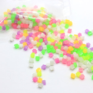 Petites étoiles lumineuses de 3mm 10 pièces, Cabochon en résine, fait à <span class=keywords><strong>la</strong></span> main, artisanat pour l'embellissement, bricolage - Product Image 2