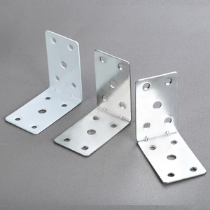 Équerres en fer Kai Shun 7740 en forme de L à 90 degrés, galvanisées, supports d'étagère, connecteurs de quincaillerie pour meubles - Product Image 3